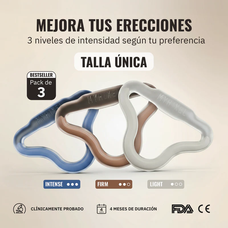 MYHIXEL Ring — Pack de 3 niveles de intensidad